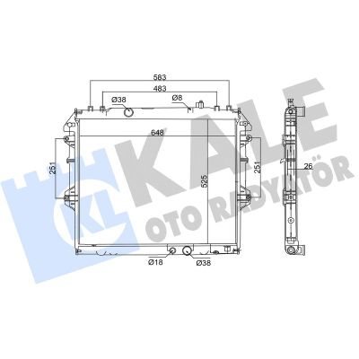 Su Radyatörü  KALE 352600