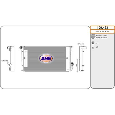 Su Radyatörü  DENSO DRM13020