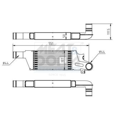 Turbo Radyatörü  Opel Combo (Corsa C)(2001->)  OPEL ORJINAL 9196705