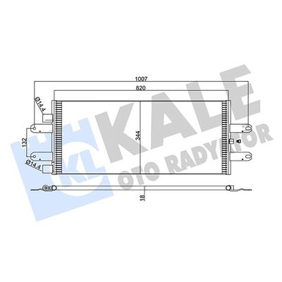 Klima Radyatörü  KALE 350395