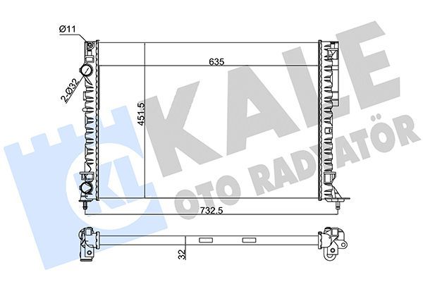 Su Radyatörü  KALE 162600