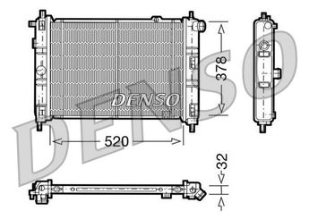 Su Radyatörü  DENSO DRM20030  1300050 90442621 3096387
