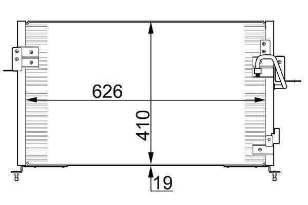 Klima Radyatörü  Land Rover Discovery (06.2002->)  MAHLE AC 676 000S