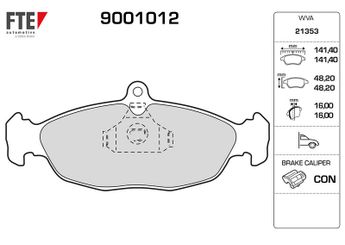 Fren Disk Balata Ön FTE 9001012  90421736 11046948372 11046148 1104 6148 11046948322 JLM11903 JLM21344 JLM21919 1605087 1605455 1605810 1605824 1605881 1605907 90442995 90485140 90510331 93176120 93192639