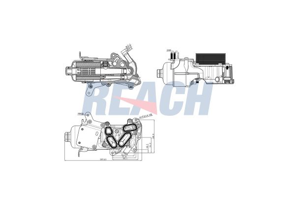Motor Yağ Soğutucu  Citroen C4 Aircross (04.2012->)  GUA 41183
