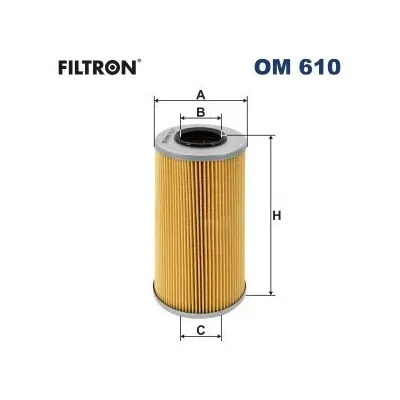 Yağ Filtresi  Mercedes Vito Kombi (638)(02.1996->)  FILTRON OM 610
