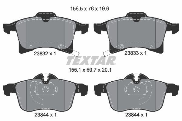 Fren Disk Balata Ön Opel Astra H S.Wagon (11.2006->)  EUROREPAR 1617263980