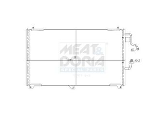 Klima Radyatörü  AXAM AX-04-10-05-0160  CPE860016 6453JA 6455Y1 CPE860 00006453JA 00006455Y1 96367879 0096367879 9636787980