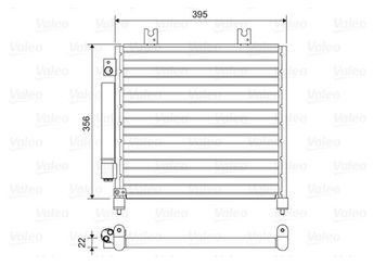 Klima Radyatörü  VALEO 814437  920960792 4700165 4705465 9203541 9531083E00 95310-83E00 9209607
