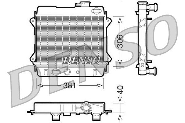 Su Radyatörü  DENSO DRM34001