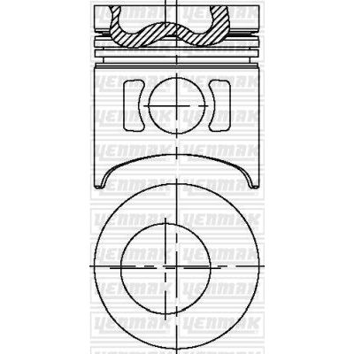Piston (100.00MM-0.50)  YENMAK 31-03665-050