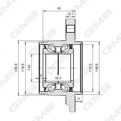 Porya Arka Sol Honda CR-V (RD1/3)(01.1997->)  VEKA 44-2026