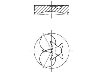 Piston  SONNE 150KR11504  A6010302417 A 601 030 24 17