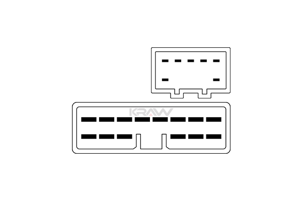 Cam Açma Düğmesi Ön Sol MCAR AN-806