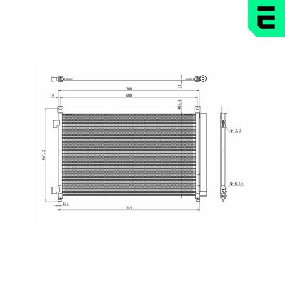 Klima Radyatörü  Nissan X-Trail (T32)(04.2014->)  ERA 667335