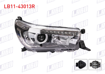 Far Lambası Sağ LABO LB11-43013R  811400K730