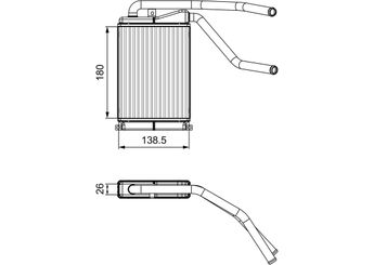 Kalorifer Radyatörü  ORİS KCH003036  3059812