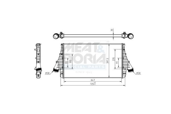 Turbo Radyatörü  Opel Vectra C 4 Kapı (2002->)  ORİS IOP509034