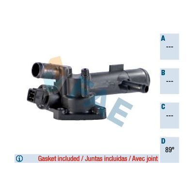 Termostat 89 °C  Renault Clio Symbol I (Makyajlı)(03.2002->)  FAE 5350589