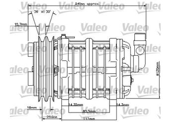 Klima Kompresörü  VALEO 815800  404300181