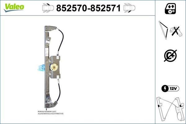 Cam Krikosu Ön Sol VALEO 852570