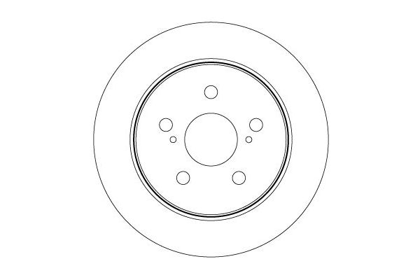 Fren Disk Ayna Arka Sağ ve Sol Toyota Corolla Cross XG10 (01.2022->)  TRW DF8335