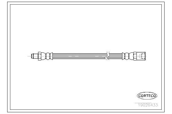Fren Hortumu Ön Sağ veya Sol Iveco Daily P.Van (2014->)  CAVO C901 378A