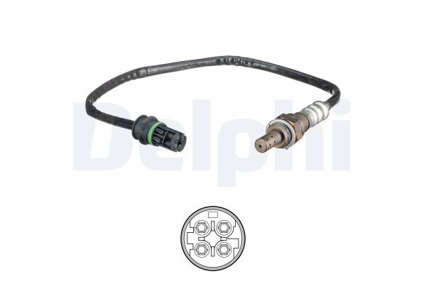 Oksijen (Lambda) Sensörü  BMW 1 Serisi Sedan 3/5 Kapı (E81/E87)(2004->)  DELPHI ES20674-12B1