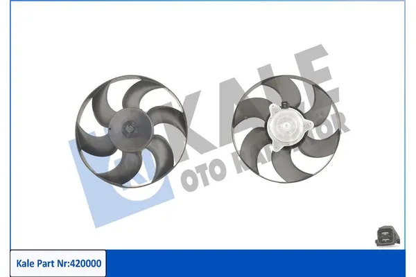 Radyatör Fan ve Motoru  Peugeot Expert P.Van Komfort (12.1995->12.2004)  KALE 420000