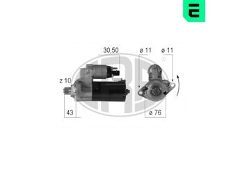 Marş Dinamosu  ERA 220606  2E911023HX 02E911023HX 2E911023H 02E 911 023 H 02E 911 023 HX