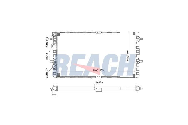 Su Radyatörü  BEHR 8MK 376 716-324