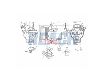 Klima Kompresörü  OPEL ORJINAL 93168623  93168623 13124752 13297439 13318697 1854167 1854168 1854190 1854530 1854535 24466997 6854067 6854098 6854130 93168622 93169377 93190260 93196861 93196866 R1580073