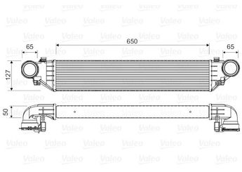 Turbo Radyatörü  VALEO 817760  2035000000 2035000400 2035000600 A2035000000 A2035000400 A2035000600