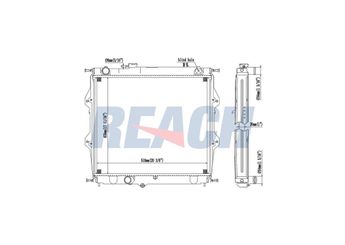 Su Radyatörü  RADISEN RR 64598  164005B600 1640005040 164005B820