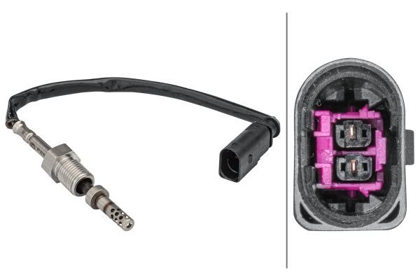 Egzoz Sıcaklık Sensörü  Volkswagen Amarok (2HA/2HB/S1B)(03.2010->2016)  HELLA 6PT 358 181-591