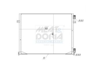 Klima Radyatörü  NRF 35914  4417652 8200411148 8200465490 93857127 8660003447 04417652