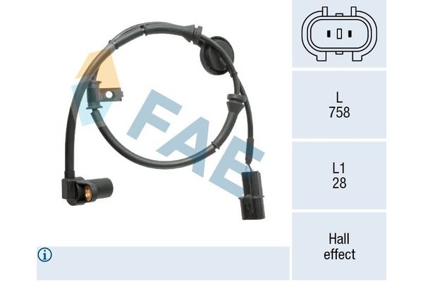 Abs Sensörü Ön Sol Hyundai Getz (TB)(2002->)  MGA 33695