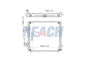 Su Radyatörü  ORİS MRN191034  6006000712 7701352036 8660000427