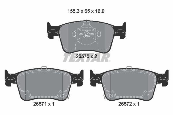 Fren Disk Balata Ön MG 4 (09.2022->)  AYD 60920A