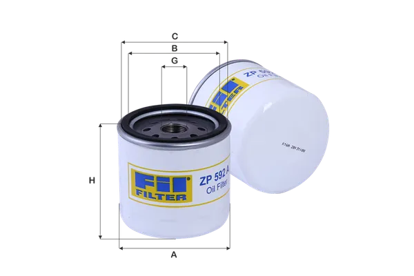 Yağ Filtresi  Ford Transit Kamyonet (EY)(1995->)  FIL FILTRE ZP 592 A