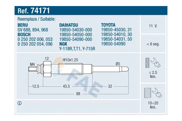 Isıtma Bujisi  ET1 ET014243
