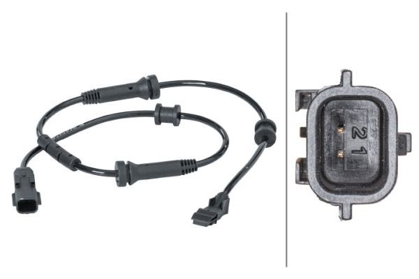 Abs Sensörü Arka Sağ Renault Laguna III (2007->)  HELLA 6PU 012 679-671