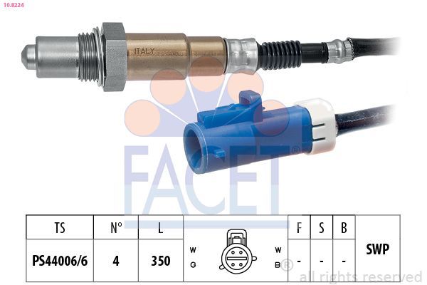 Oksijen (Lambda) Sensörü  Ford Cougar (MC)(1998->)  NGK 0001
