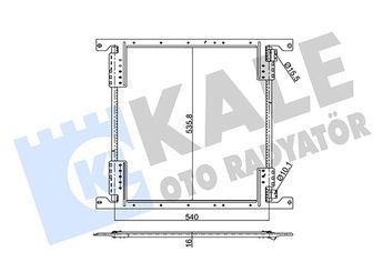 Klima Radyatörü  KALE 345540  9405000454 A9405000454