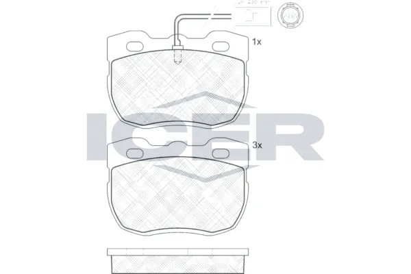 Fren Disk Balata Ön AYD 60524A