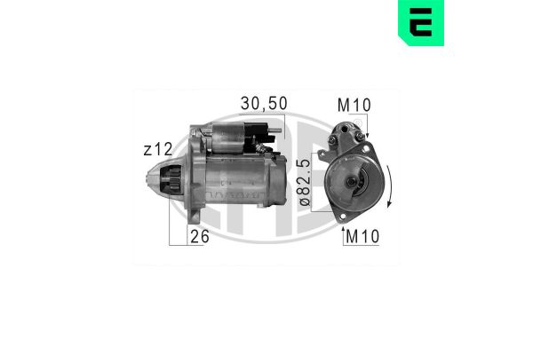 Marş Dinamosu  Mercedes CLC -Serisi (BM 203)(04.2008->)  ERA 220671A
