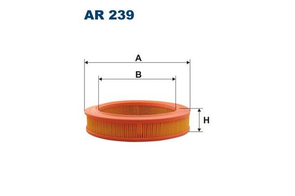 Hava Filtresi  Nissan Cherry (N12)(12.1982->)  FILTRON AR 239