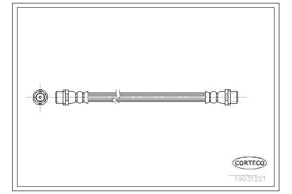 Fren Hortumu Arka Sağ veya Sol WALBURG WBH0724