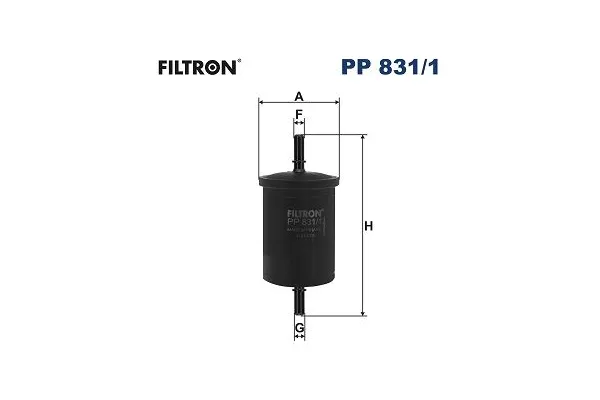Yakıt Filtresi  Dacia Logan (05.2005->)  FILTRON PP 831/1