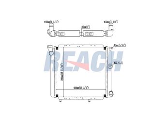 Su Radyatörü  MOTORTEC TMP0283  7700765602 7700759195 7700759196 7702188348 7702247462 77 00 765 602